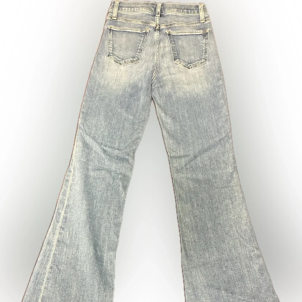 Joe’s Jeans Flawless The Molly High Rise Flare Denim Jeans Blue Stretch Size - Picture 2 of 9